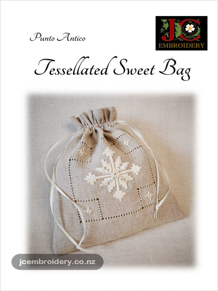 Tessellated Sweet Bag (Punto Antico)