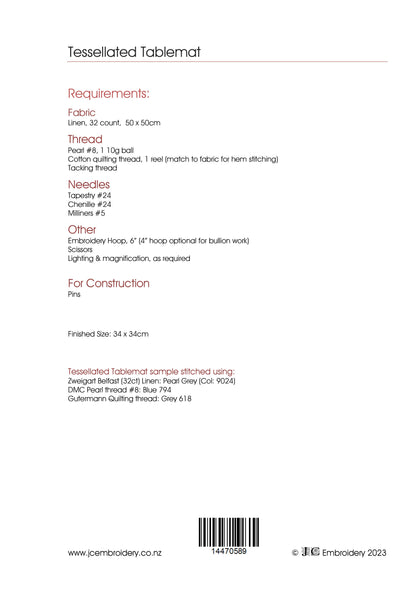 Tessellated Tablemat (Punto Antico)