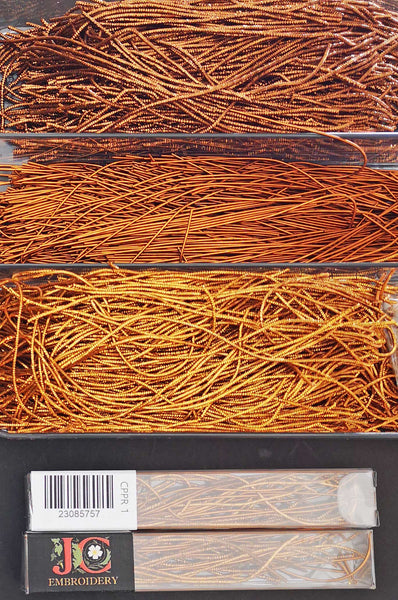 Coloured Metal Threads - Textures