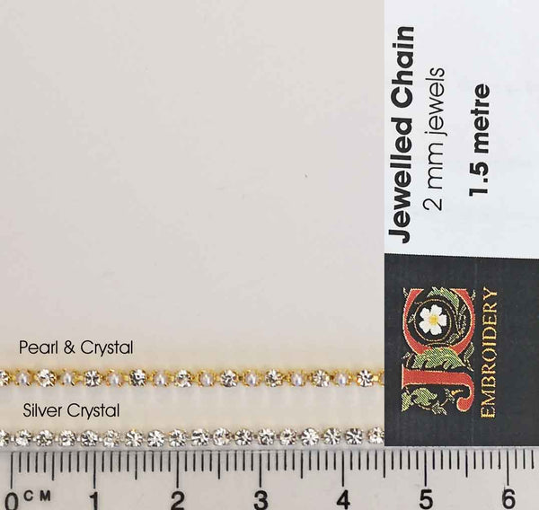 Embellishment Packs - Jewelled Chain 2mm