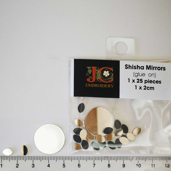 Embellishment Packs - Shisha Mirrors (glue on)