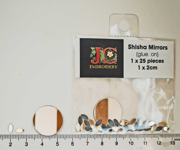 Embellishment Packs - Shisha Mirrors (glue on)