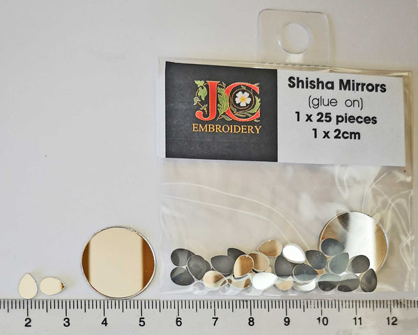 Embellishment Packs - Shisha Mirrors (glue on)
