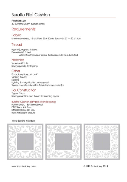 Buratto Filet Cushion