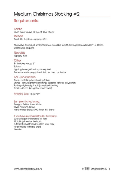 Medium Christmas Stocking #2