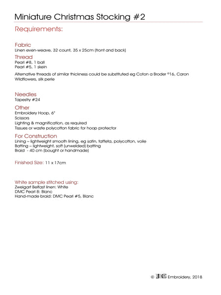 Mini Christmas Stocking #2