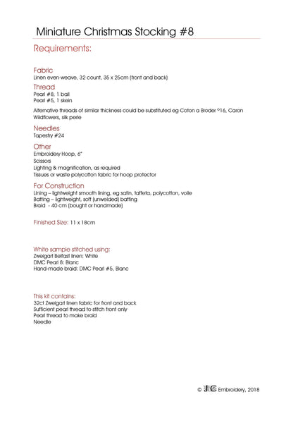 Mini Christmas Stocking #8