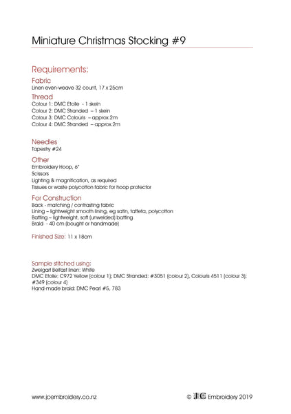 Mini Christmas Stocking #9