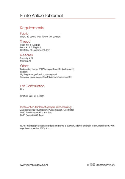 Punto Antico Tablemat