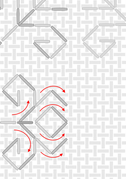 Blackwork / Holbien Placemat - #4 in Placemat Series