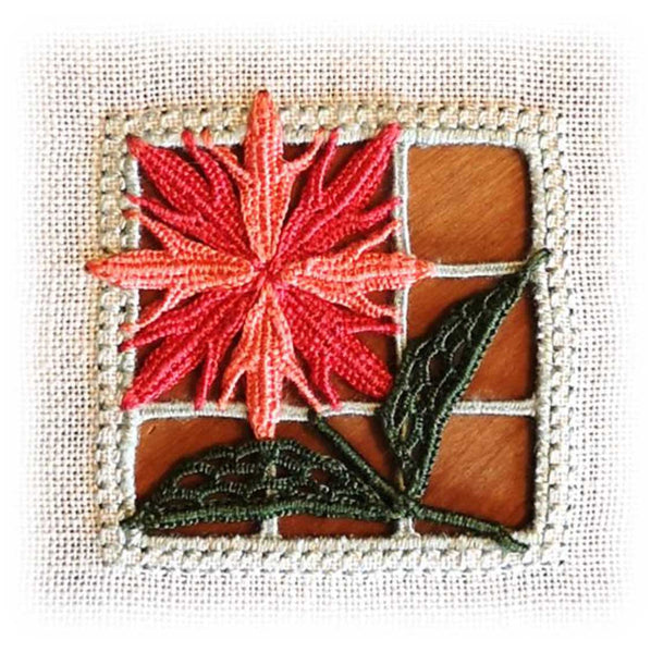 Reticella Florals – Pomegranate Tablemat