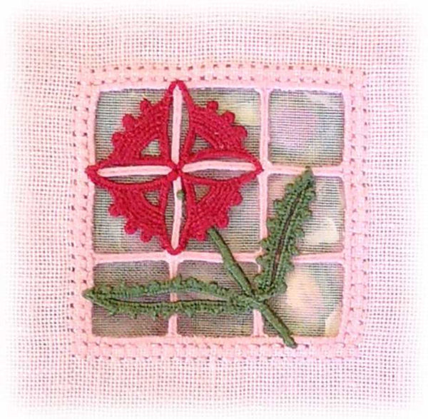 Reticella Florals – Rose Sachet