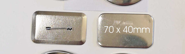Brooch / Name Badge Blanks - single