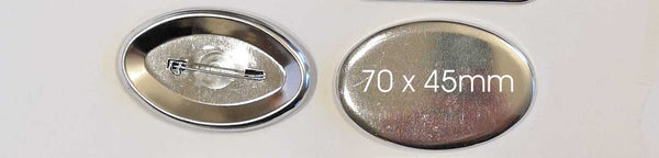 Brooch / Name Badge Blanks - single