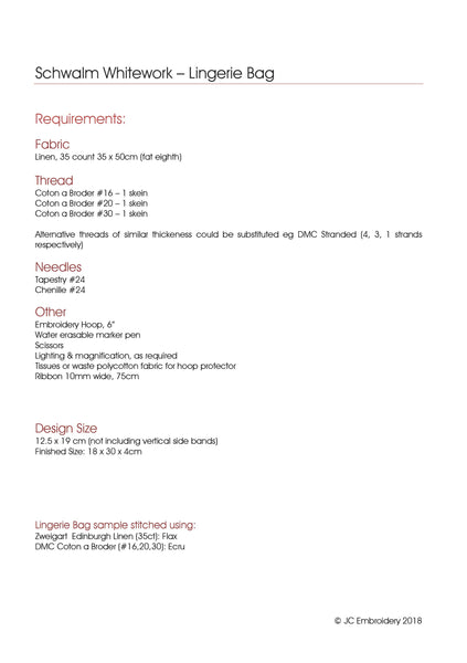 Schwalm Lingerie Bag