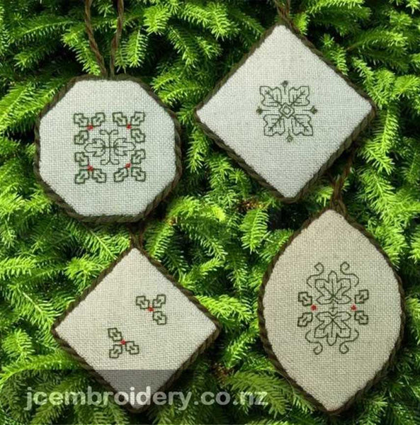 The Holly & The Ivy - Embellished Blackwork