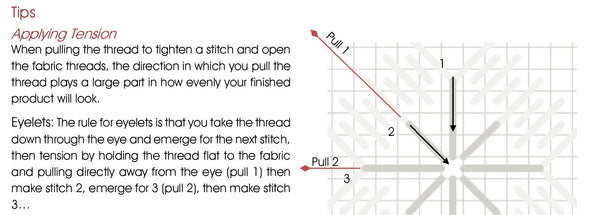 Danish Pulled Thread Sampler Cushion #1