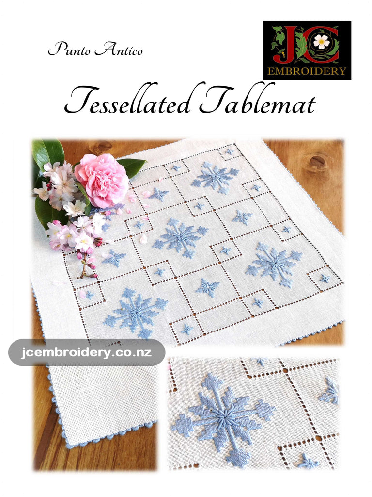 Tessellated Tablemat (Punto Antico) – JC Embroidery NZ