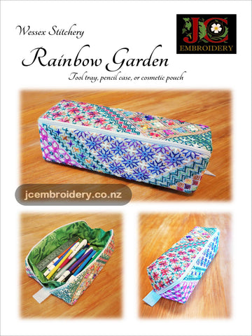 Rainbow Garden - Wessex Stitchery Tool Tray