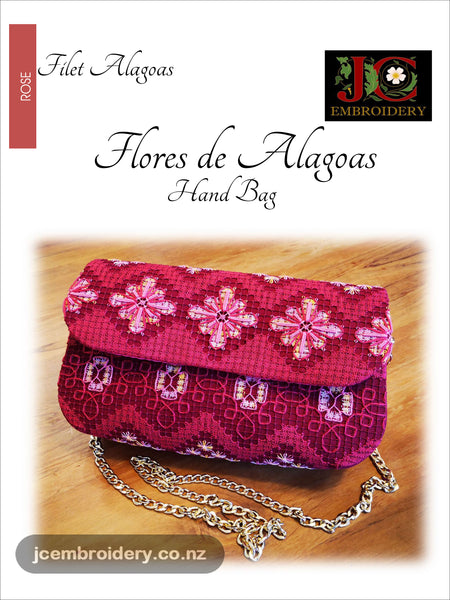 Flores de Alagoas - Filet-embroidered Handbag