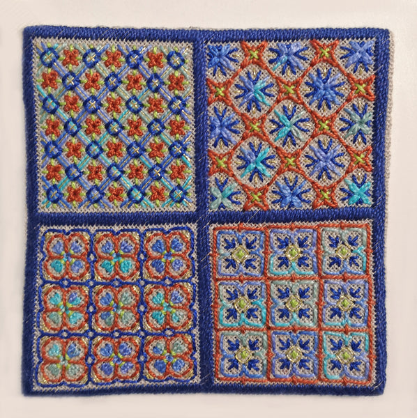Mosaic Clutch Purse - Wessex Embroidery