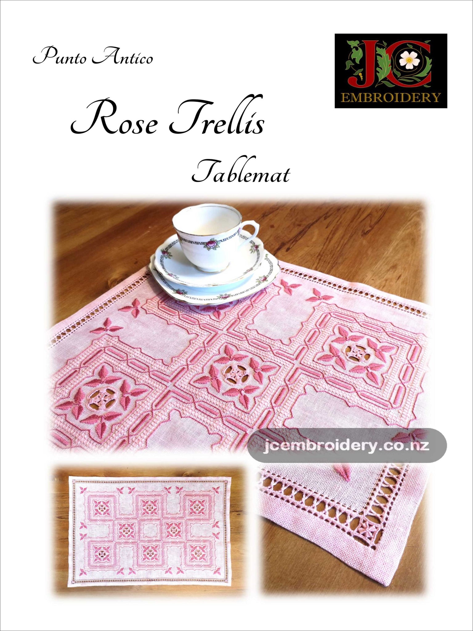 Punto Antico - Rose Trellis Tablemat