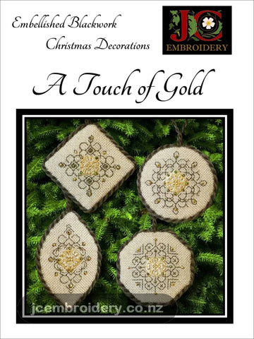 A Touch of Gold - Embellished Blackwork