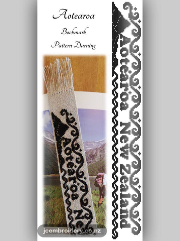 Aotearoa Bookmark – Pattern Darning Kit