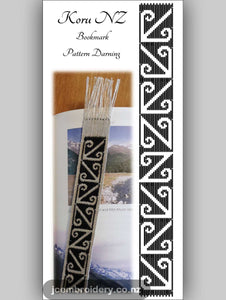 Koru NZ Bookmark – Pattern Darning Kit