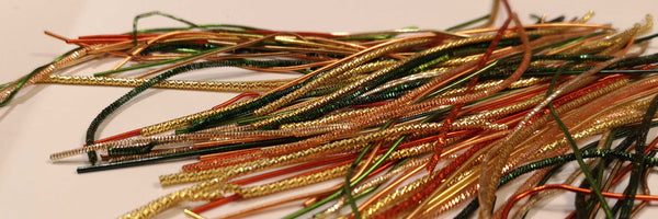 Coloured Metal Threads - Textures