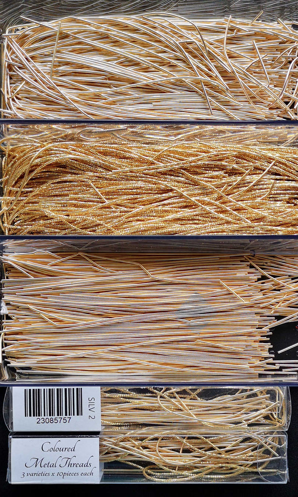 Coloured Metal Threads - Textures – JC Embroidery NZ