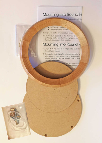 Small Round Wooden Frame without glass (SML-x)